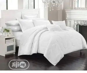 Correct White Duvet, Bedsheet With 4 Pillowcases