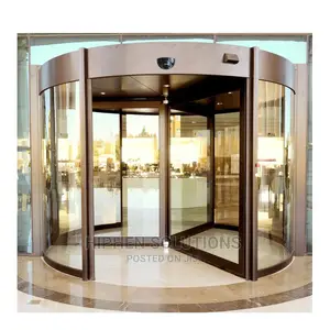 Tempered Glass Commercial Revolving Door