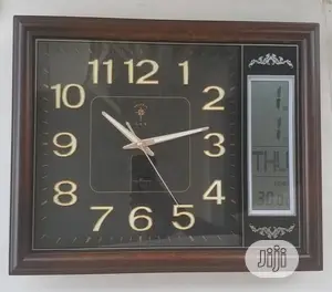 Large Digital Analogue Illuminating Wall Clock - 02