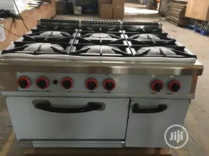6 Burner Gas Cooker With Oven