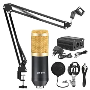 BM800 Sound Recording Condenser Microphone Studio Full Set