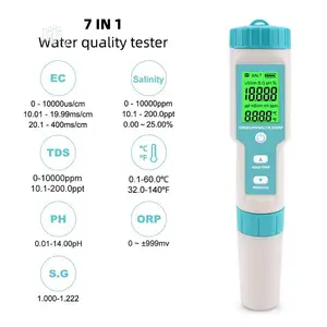 Ph Meter 7 in 1 Digital Tester