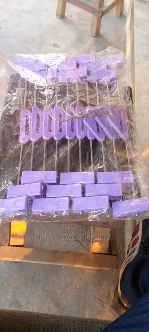 10 Pieces Per Bundle Purple Color Clip Hangers
