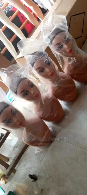 Plastic Mannequins Head for Wig Making