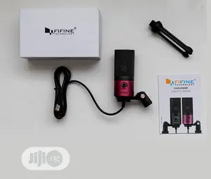 Fifine Metal K669b Condenser Usb Microphone