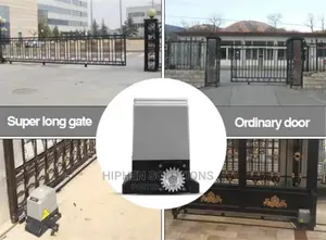 Aluminum Electric Motor Automated Sliding Door Gate