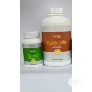 Live Pure Cleanse ,Organic Sulphur, Improve Bone Density, Re