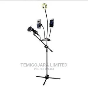Dual Ringlight Phone Tripod