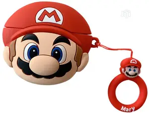 Mario Cute 3D Cartoon Silicone Protective Airpod 1&2 Cover
