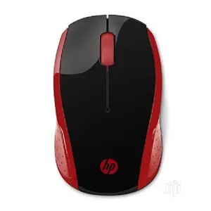 HP 200 Red Wireless Mouse 2hu82aa