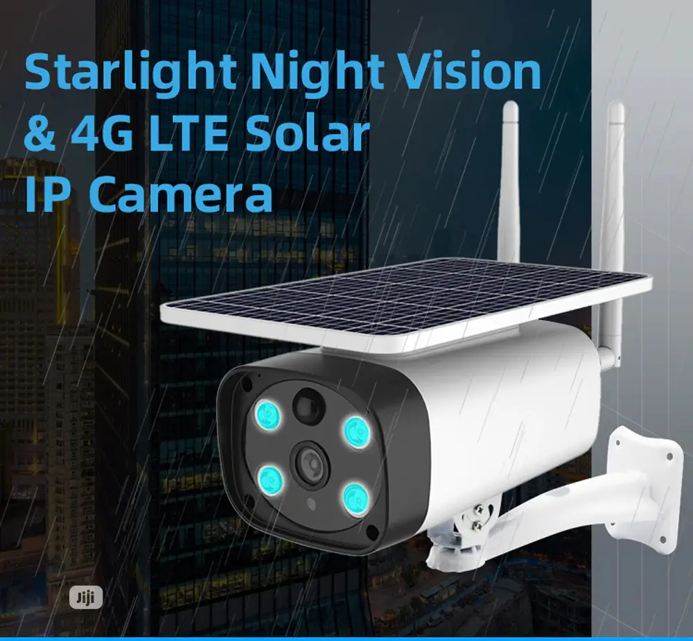 4G Outdoor SIM Card Solar Wireless Security Camera