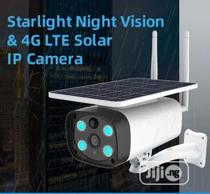 4G Outdoor SIM Card Solar Wireless Security Camera