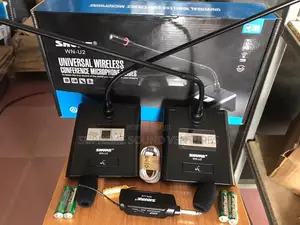Double Universal Wireless Conference Micrphone