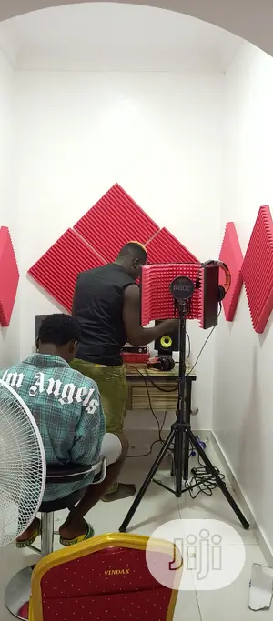 Red Accoustic Panels