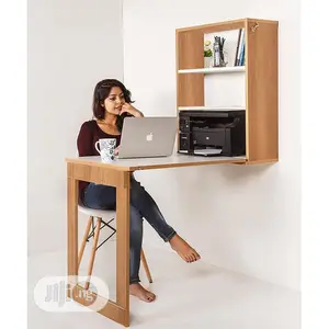 Foldable Wall Mounted Study Dining Table Cabinet