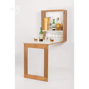 Storage Cabinet Foldable Wall Mounted PC Study Dining Table