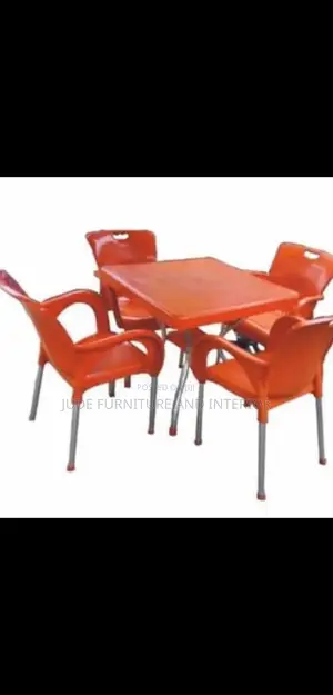 Set of Plastic Table and Chair
