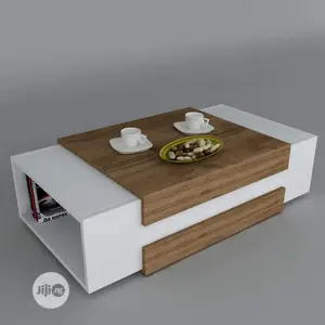 Center Coffee Table Multipurpose With Book Shelf Furniture
