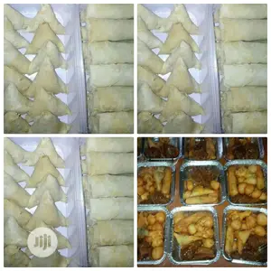 Fresh Samosa and Spring Roll "Smallchops"