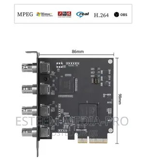 1 X Pcie to 4 Port SDI Video Capture