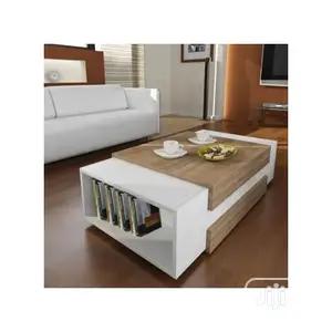 Multipurpose Coffee Table With Book Shelf Center Table