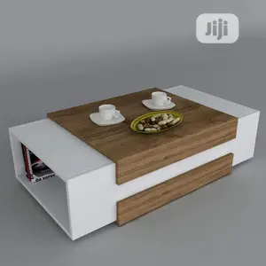 Multipurpose Coffee Table With Book Shelf Center Table