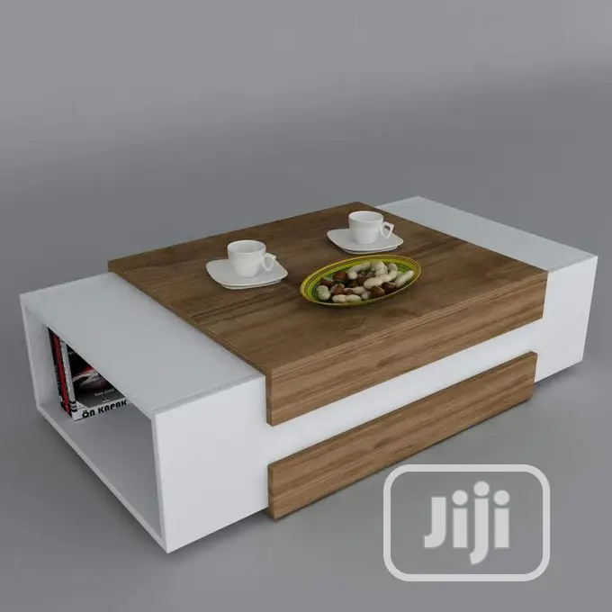 Multipurpose Coffee Table With Book Shelf Center Table