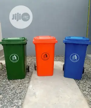Covered 240l Waste Bin - Free Delivery + Pay on Delivery