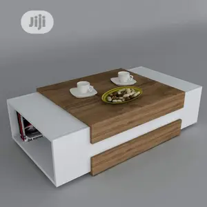Multipurpose Center Table Coffee Table Chair With Book Shelf