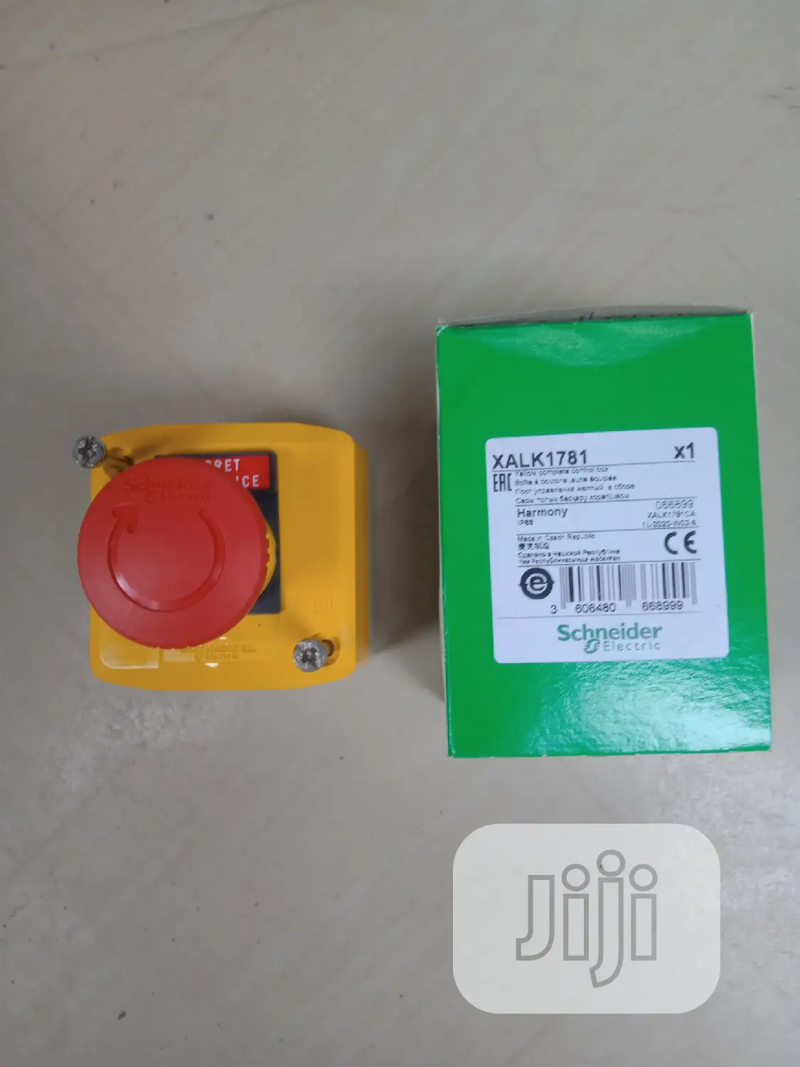 Schneider Emergency Pushbutton.