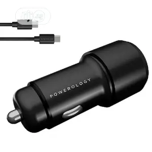 Powerology Aluminum USB Car Charger 36W