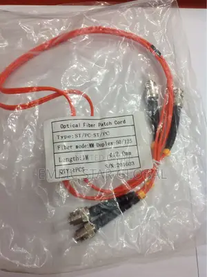Fiber Optics Duplex Cable St-St 1m Mm