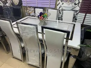 Versace Marble Dinning Set With 6 Chairs