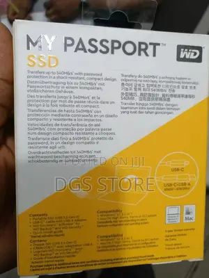 WD Passport SSD 512gb