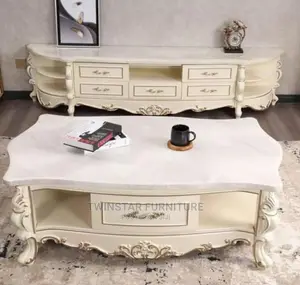 New Royal Marble Top TV Stand and Table
