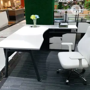 1.6 Meters Executive White Office Table