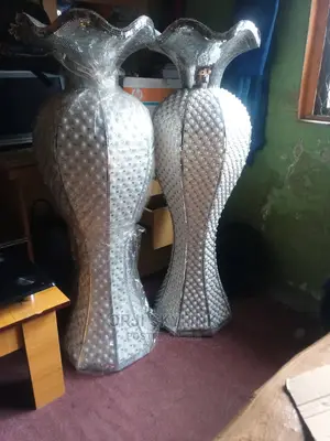 Double Set of Ceramics Flower Vase