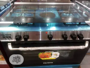 Polystar Gas Cooker 6bunner 4gas 2electric