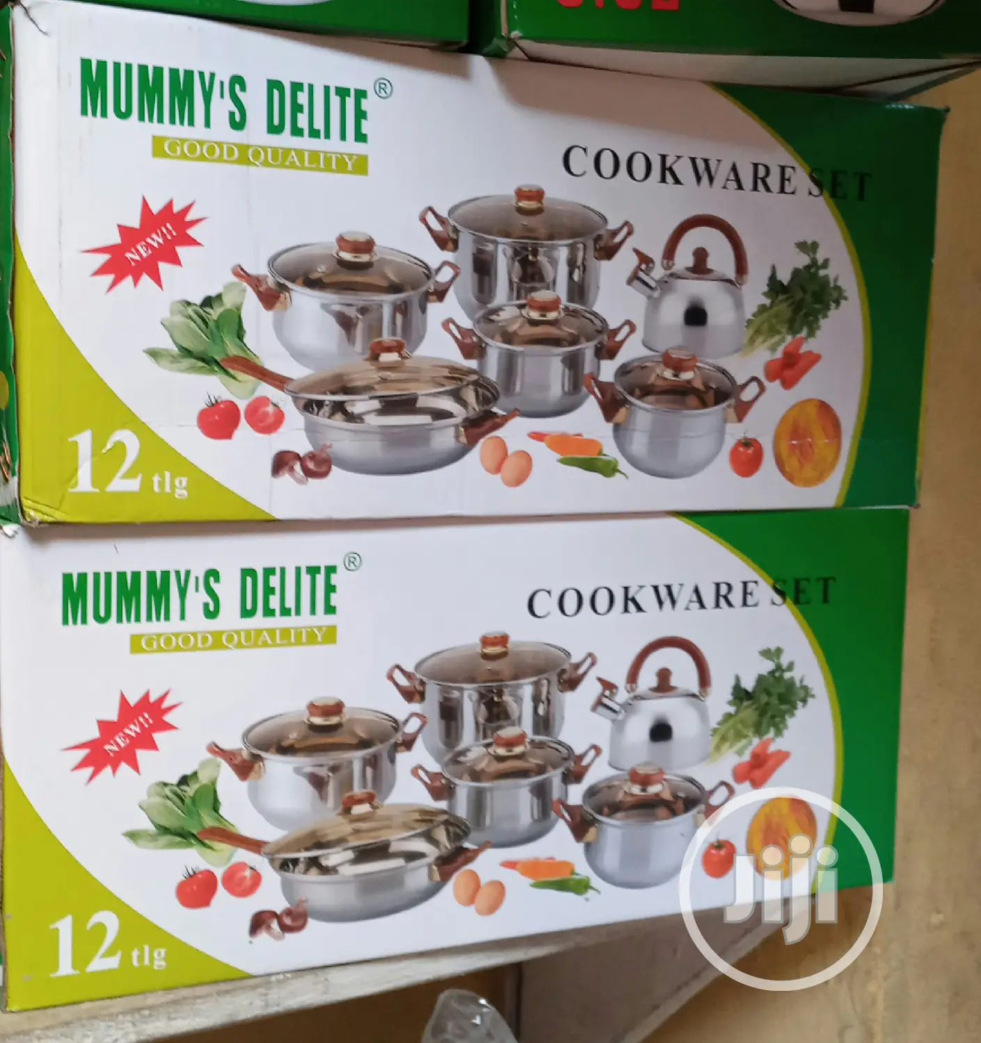 Stainless Cookware Set With Kettle