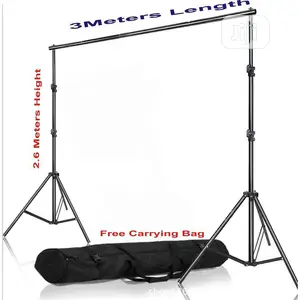 Rry Adjustable Photo 2.6 X 3M Background Stand With Free Bag