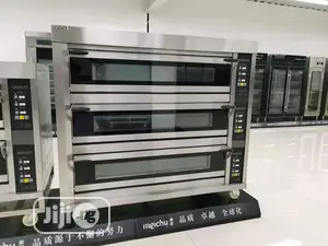 Electric 9 Trays Gas Oven, Bread Baking Oven, Commercial Ove