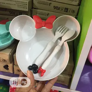 Mickey and Minnie Mouse Plates