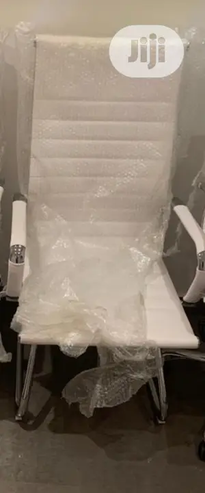 White Visitors Chair