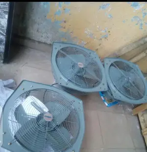 Industrial Heat Extractor Fan With Net 16 Inches