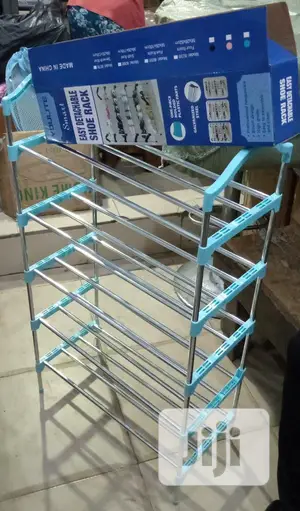 Stainless Steel Super Strong Shoe Rack (5 Layers)