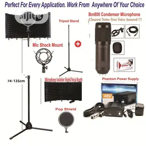 Microphone 6 in 1 Adjustable Vocal Booth Set