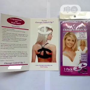 Cleavage Control Clip Strapless Solution