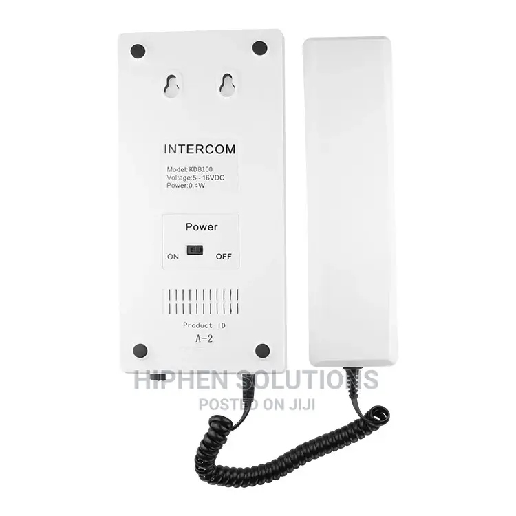 Indoor Non-Visual Full-Duplex Intercom