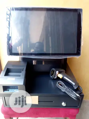 15.6 Touch Screen Pos =Screen+Printer+Cash Drawer+Scanner