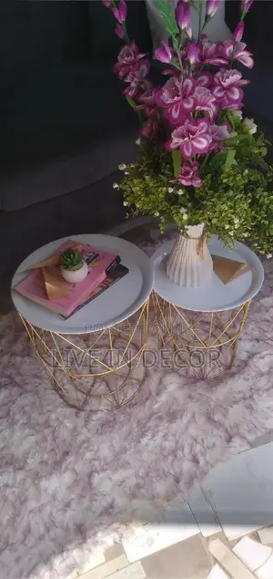 Storage Side Stools With Tray Top